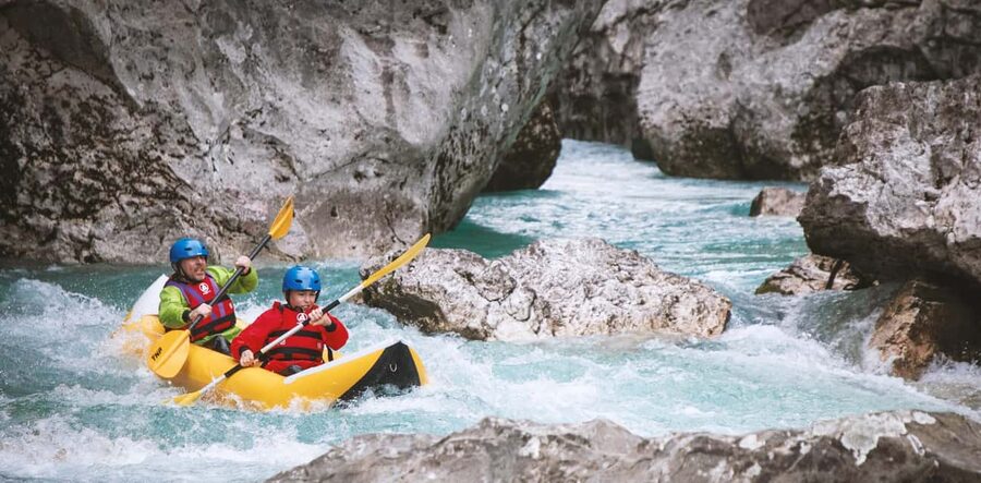 Austria, Salza river "Double Ducky" kayak adventure - The equipment makes the price easier to judge