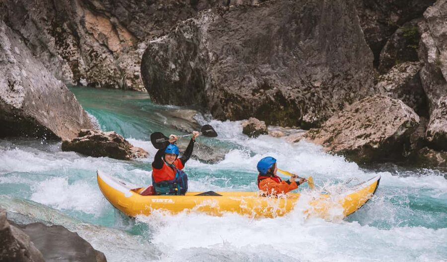 Austria, Salza river "Double Ducky" kayak adventure - Who should choose the double ducky