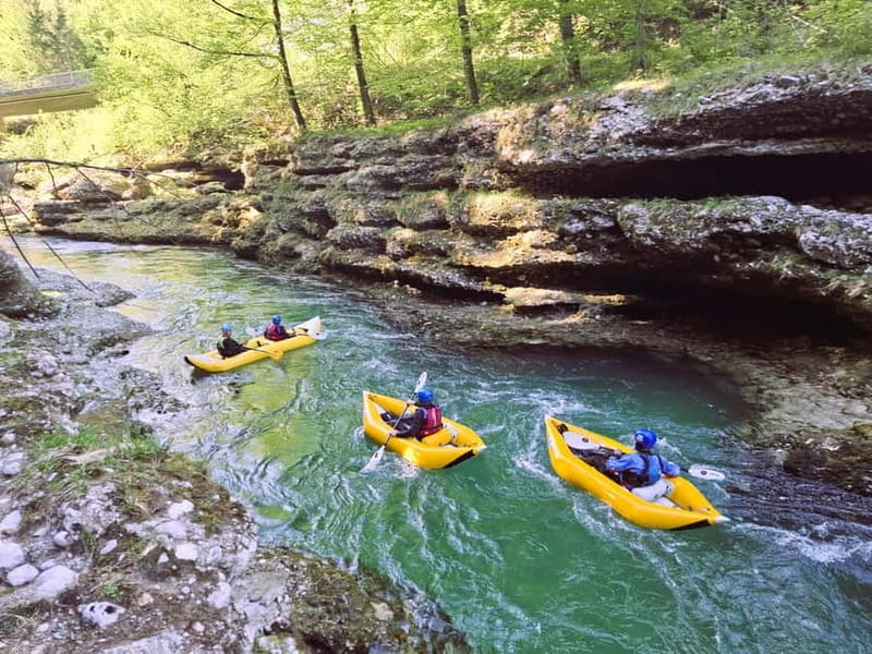 Austria, Salza river "Double Ducky" kayak adventure - Meeting at Camping und Restaurant Saggraben