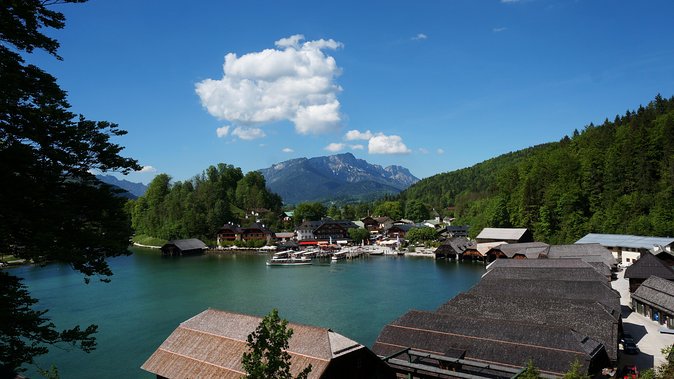 Bavarian Mountains including Berchtesgaden from Salzburg - Obersalzberg and the distant Eagle’s Nest view