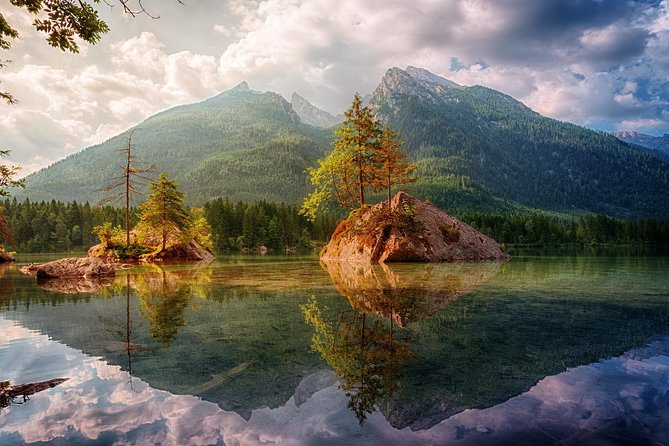 Eagle's Nest, Berchtesgaden and Ramsau with famous church and lake - St. Sebastian Church in Ramsau