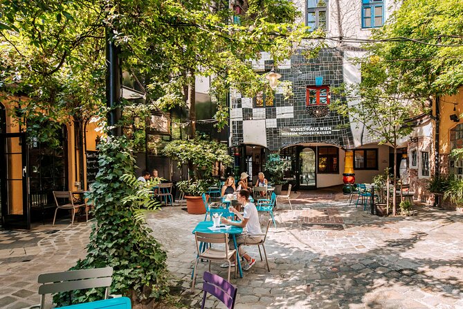 Entrance tickets for the KunstHausWien. Museum Hundertwasser - Paintings, prints, and plans across several levels