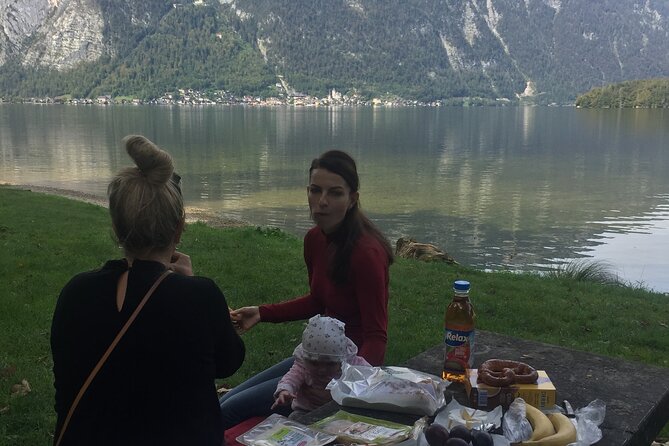 From Prague: Private Hallstatt Alps Day Trip with Lakeside Picnic - Hallstatt Marktplatz and the first village views