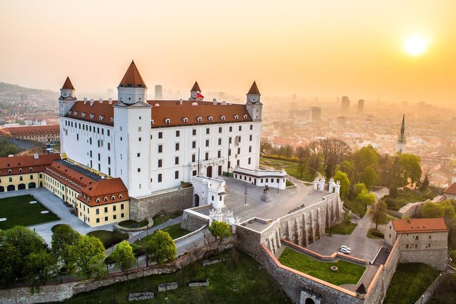 From Vienna: Bratislava City Highlights Trip - St. Martin’s Church and the old coronation streets