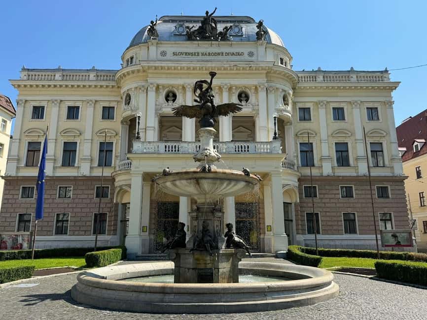 From Vienna: Bratislava City Tour with Food Options - What the $73 price really buys you