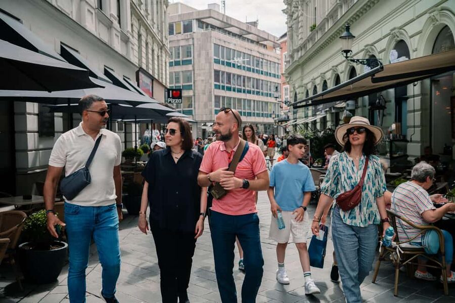 From Vienna: Bratislava City Tour with Food Options - Arriving beneath the Most SNP bridge