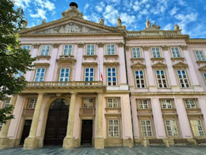 From Vienna: Bratislava City Tour with Food Options - The one-hour walk through central Bratislava