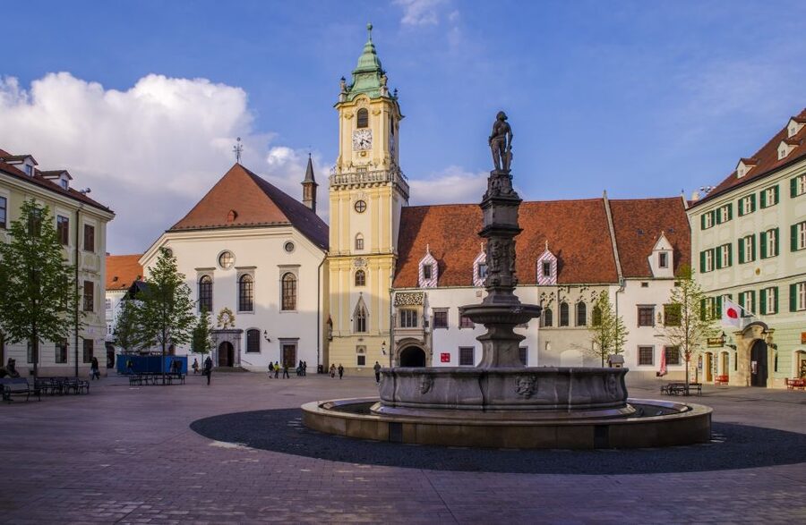 From Vienna: Bratislava Half-Day Trip - St. Michael’s Gate gives you a fast Old Town orientation