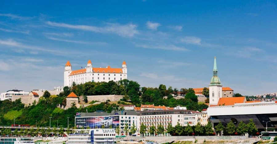 From Vienna: Guided Tour to Bratislava with Speed Boat Ride - The morning coach from Vienna