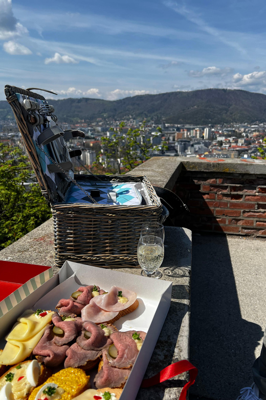 Graz: Funicular Ride & Schlossberg Picnic Experience - Styrian food, prosecco, and flexible dietary choices