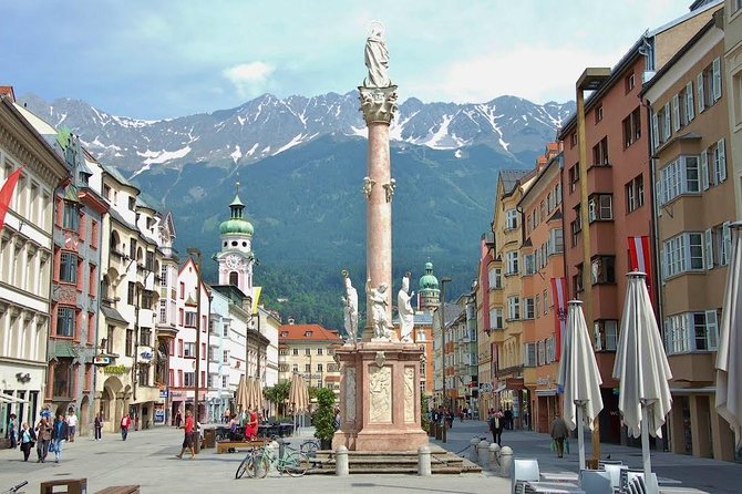 History and Strudel, get 800 years and yummy food, local guide - Swarovski and the commercial side of Innsbruck