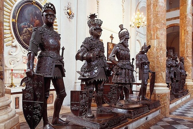 Innsbruck places must see + swarovski, car+driver+local guide - Hofkirche and Maximilian’s memorial