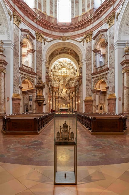 Karlskirche Entry Ticket with Panoramic Terrace Access - Inside the vast Baroque interior