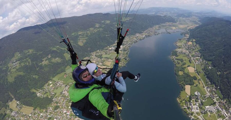 Kärnten/Ossiachersee: Paragleiten " Thermikflug" - Why this Gerlitzen Alpe flight feels special