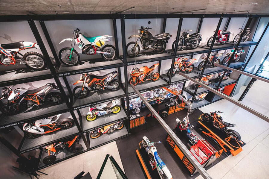 KTM Motohall: Day Ticket - An exhibition that changes over time
