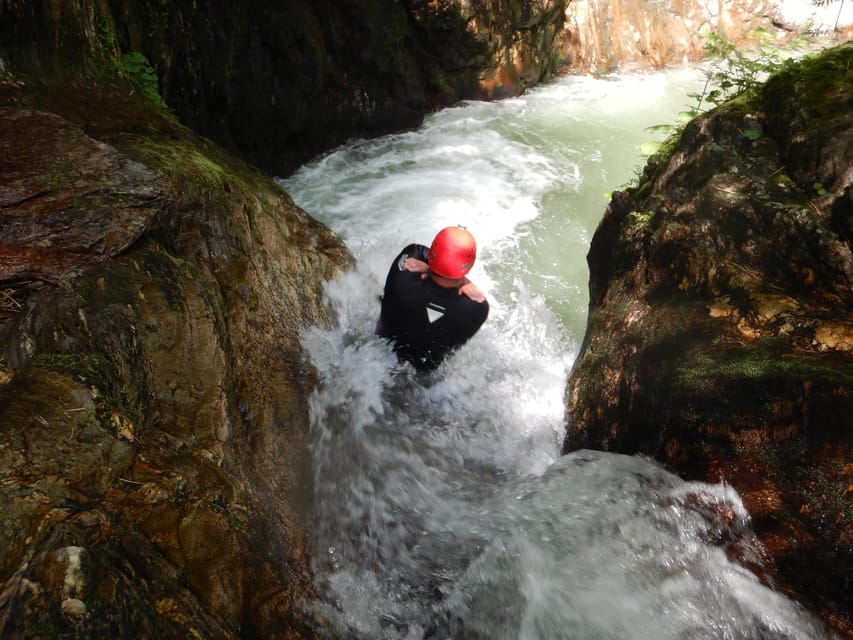 Oetztal: Canyoning "ClearWater" - Rappelling, climbing, and the waterfall shower