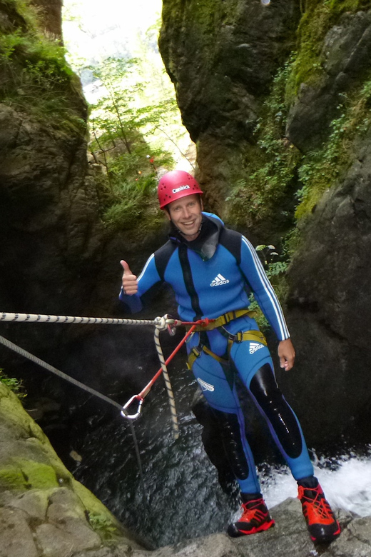 Ötztal: Obere Auerklamm Canyoning Tour for Beginners - The first descent and the five-meter abseil