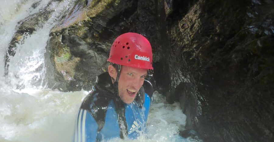 Ötztal: Obere Auerklamm Canyoning Tour for Beginners - The final seven-meter descent