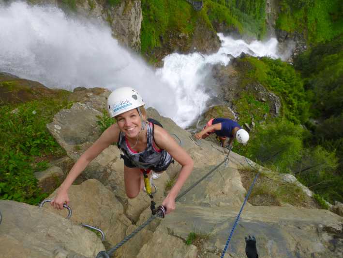 Ötztal: Via Ferrata Climbing at Stuibenfall - Climbing directly beneath Stuibenfall