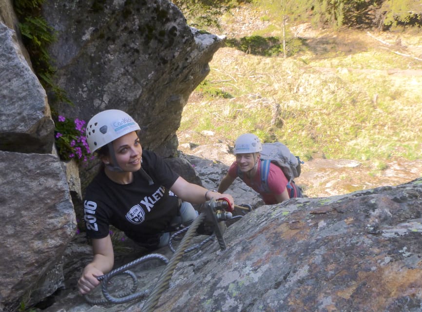 Ötztal: Via Ferrata Climbing at Stuibenfall - The best parts of the route