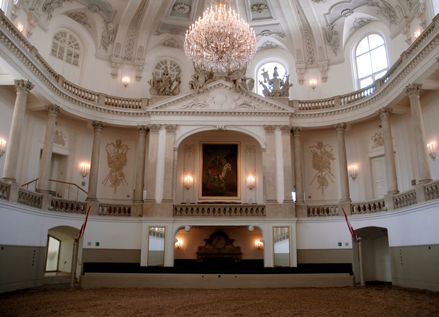 Performance Of The Lipizzans At Spanish Riding School - Inside the Winter Riding School at Hofburg Palace