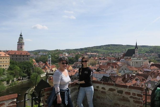 Private transfer in a Sanitized Car Prague to Vienna with 2h stop Cesky Krumlov - The Czech countryside and the border crossing