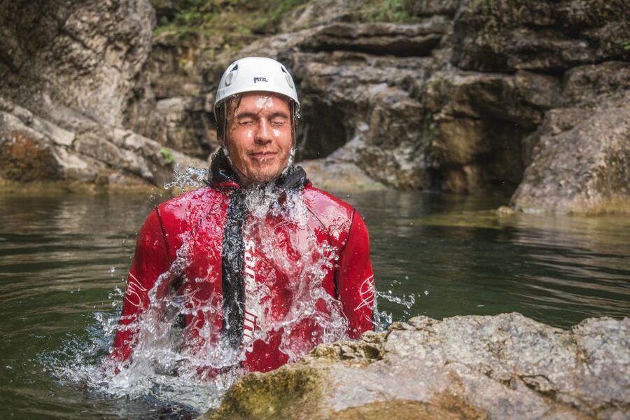 Salzburg: Canyoning Trip to Salzkammergut - From Salzburg hotel to canyon base