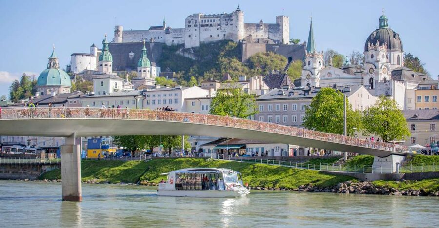 Salzburg: River Cruise, Dinner & Fortress Concert - The Salzach cruise: pretty setting, modest sightseeing