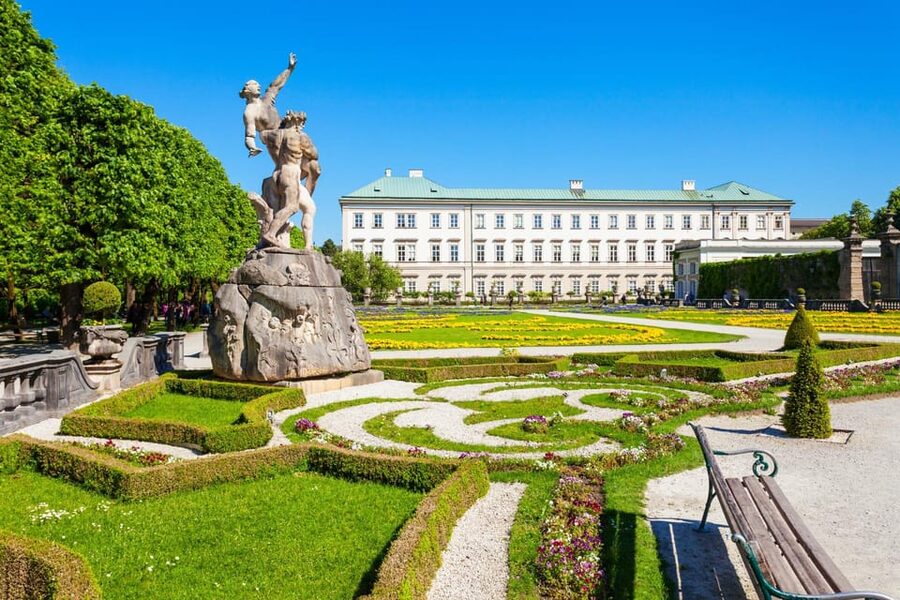 Salzburg Tour: Mirabell Gardens, Sound of Music, Mozart - Kapitelplatz and the fortress above Salzburg