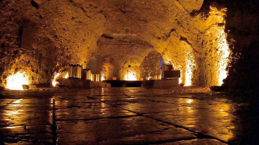 Salzkammergut: Sandstone Beer Cellar Tour - The Ice Age story beneath the beer