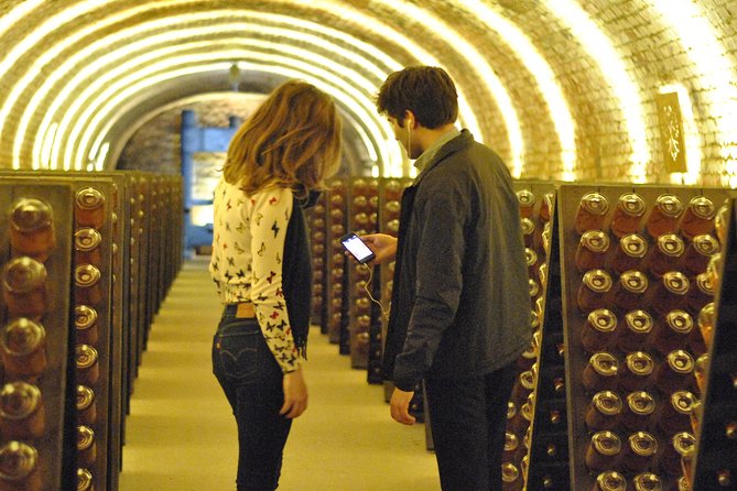 Schlumberger Sparkling Wine Cellar World Entrance Ticket in Vienna - The Audio Guide and Language Choices