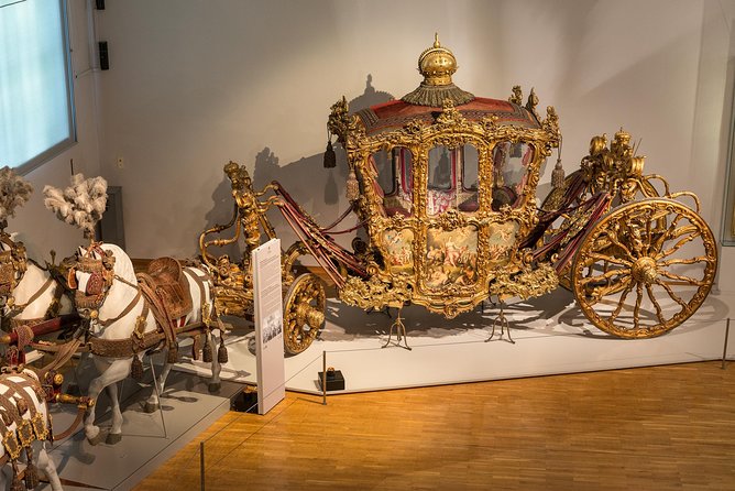 Skip the Line:Imperial Carriage Museum by Schönbrunn Kaiserliche Wagenburg Wien - Sisi’s Saddle, Horses, and Private Image