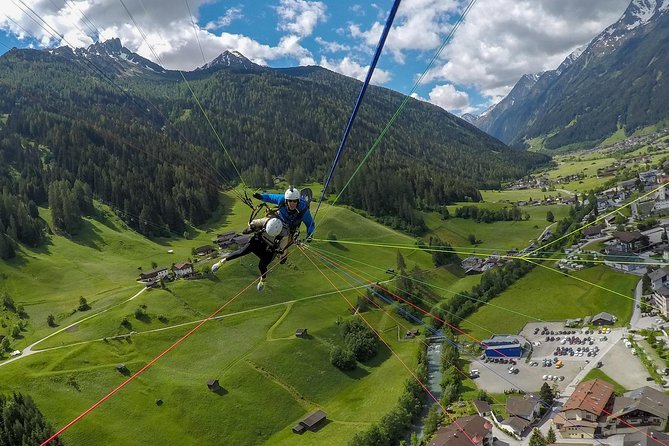 Tandem Paragliding Tirol, Austria - The Stubai Valley from a bird’s-eye view