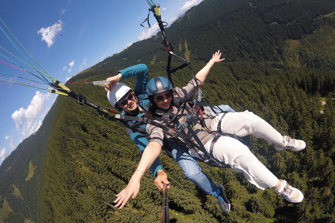 The Best Paragliding Tandem Flights in Zell am See Kaprun - Views Over the Zell am See and Kaprun Area