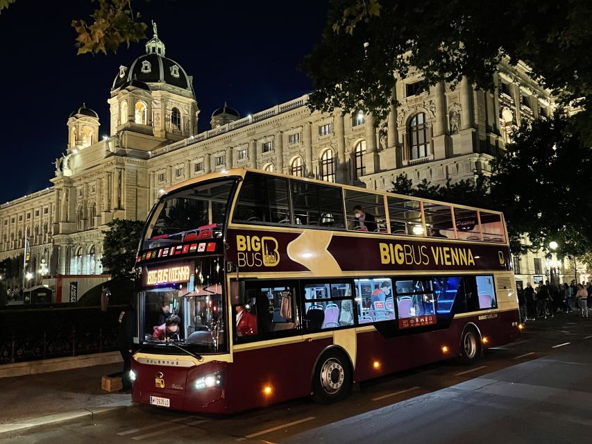 Vienna: Big Bus City Highlights Night Tour with Live Guide - Live guide or recorded audio?