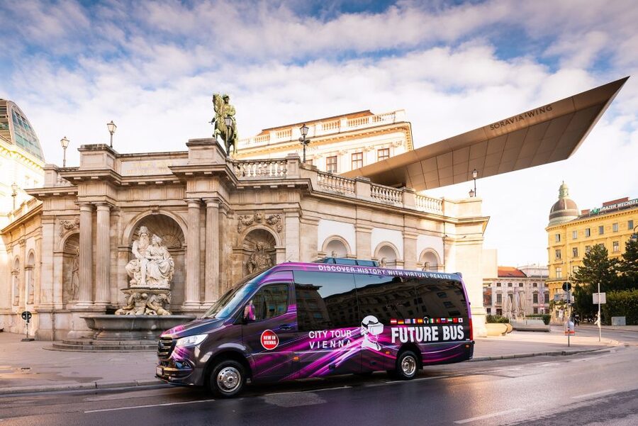 Vienna: Bus Tour with Virtual Reality Experience - Museumsquartier, Naschmarkt, and Karlskirche through the windows