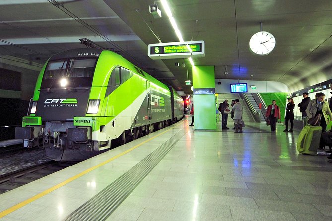 Vienna City Airport Train - CAT - The 16-minute ride from Vienna Airport