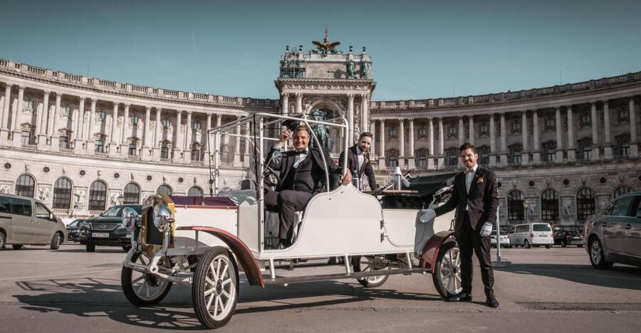 Vienna: City Sightseeing Tour in an Electro Vintage Car - Hofburg, Volksgarten, and Burgtheater from the road