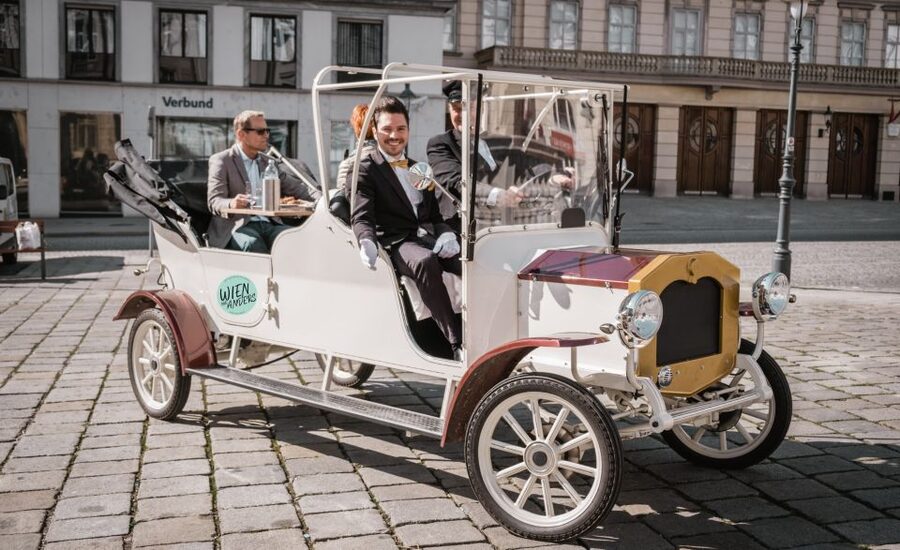 Vienna: City Sightseeing Tour in an Electro Vintage Car - Riding past Am Hof and Vienna’s old center