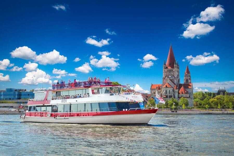 Vienna: Danube River Cruise w/ optional Viennese Specialties - What the boat ride feels like