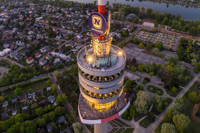 Vienna Danube Tower - The slide and other extras