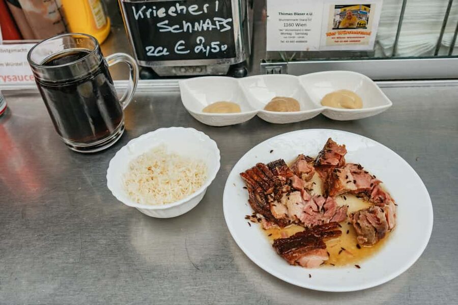 Vienna: Guided Foodie Walking Tour with Tastings and Coffee - Walking, timing, and group atmosphere