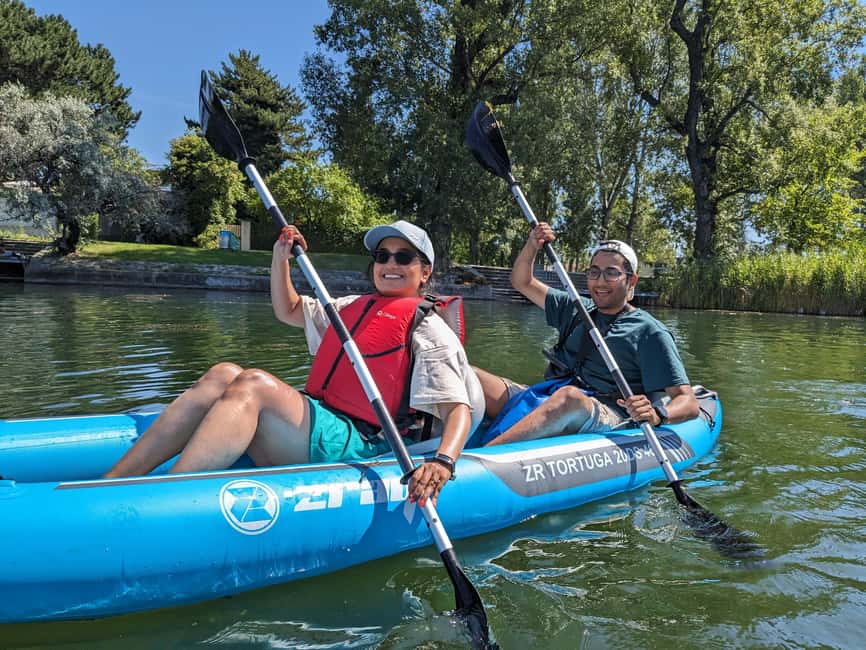 Vienna: Guided Kayaking Tour - Gänsehäufel and the swim break