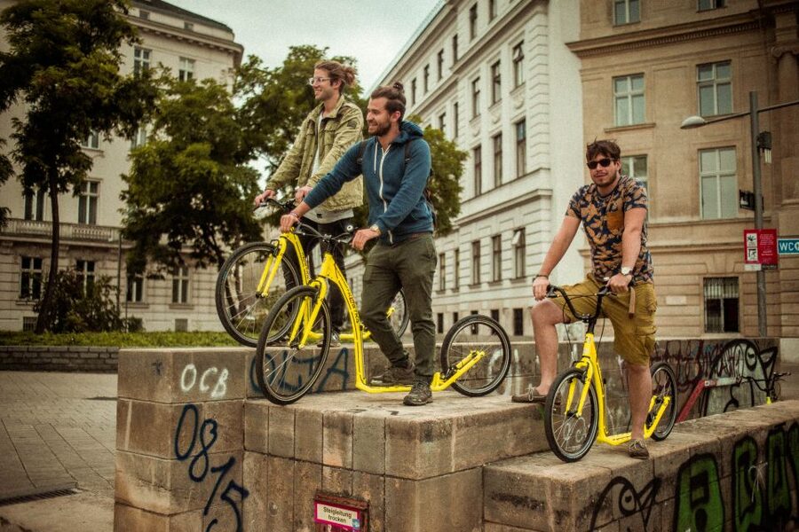Vienna: Guided Tour by Kick Bike or E-Scooter with a Local - Out to Danube Island