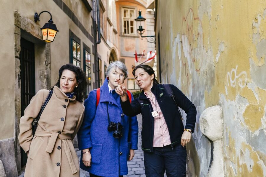 Vienna: Guided Walking Tour of City Center Highlights - A Turn Into Blutgasse