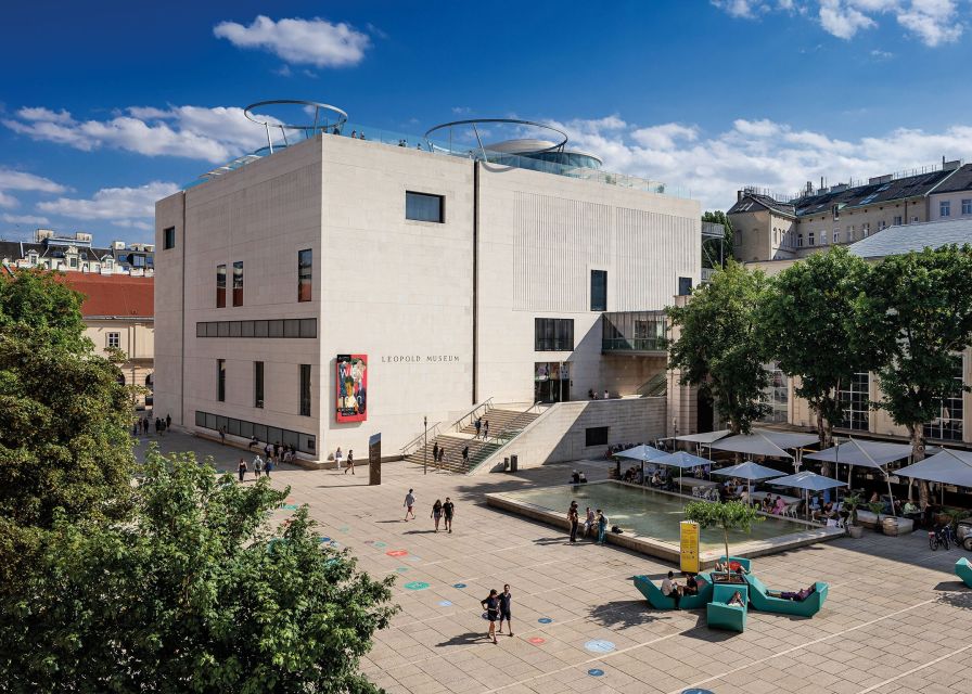 Vienna: Leopold Museum Skip-the-Line Entry Ticket - Entering the white limestone museum