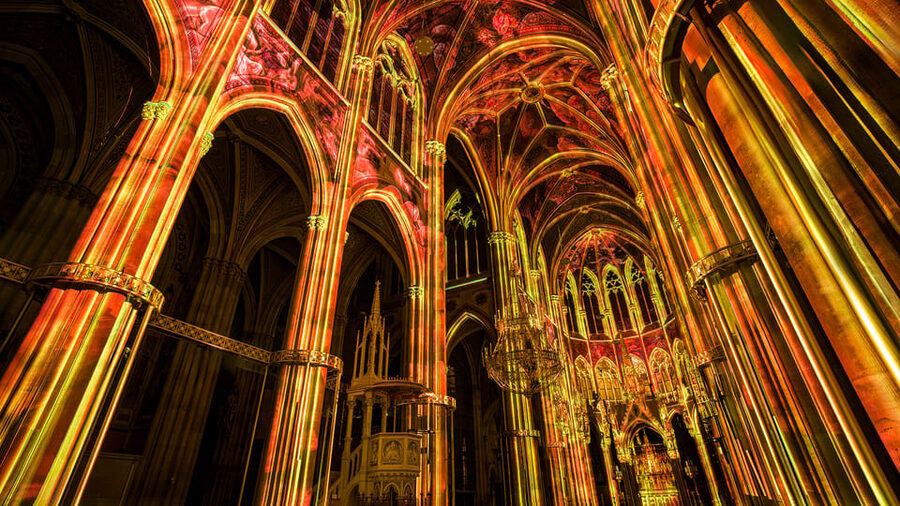 Vienna: Light of Creation Votive Church Immersive Light Show - Entering Vienna’s Votive Church