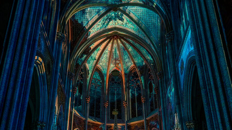 Vienna: Light of Creation Votive Church Immersive Light Show - Music, darkness, and the sensory effect