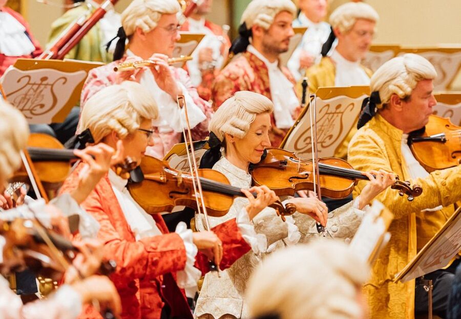 Vienna: Mozart Concert in the Brahms-Saal - Period costumes add theater, not historical reenactment