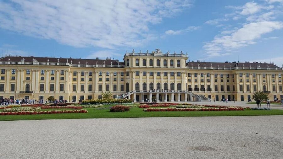 Vienna: Schönbrunn Palace & Christmas Market Walking Tour - Browsing the Christkindl Markt in the Forecourt